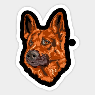 German shepherd Sticker